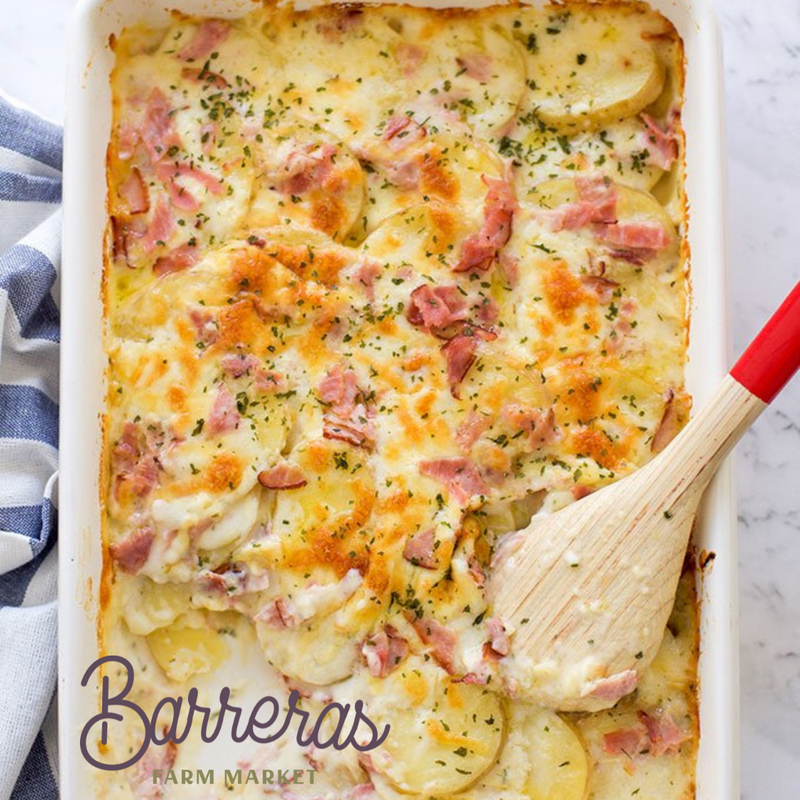 Ham & Scalloped Potatoes with Cheese